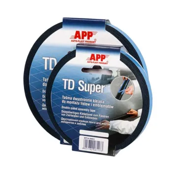 Preview: APP TD Super doppelseitiges Klebeband 6 - 25mm x 5m